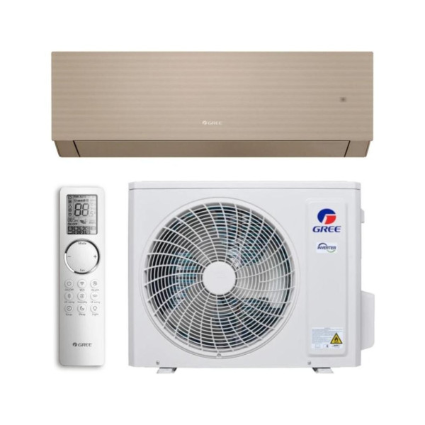 Кондиціонер Gree Clivia Inverter R32 (GWH24AUDXF-K6DNA1A Stone Beige)