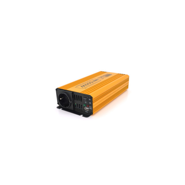 Інвертор Mexxsun MXSPSW-600, 12V/220V, 600W (MXSPSW-600-12S)