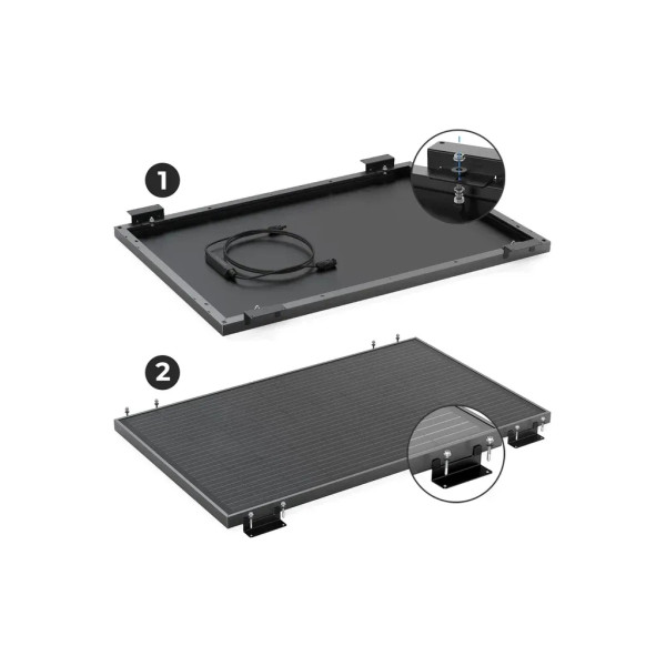 Кріплення сонячної панелі EcoFlow Rigid Solar Panel Mounting Feet (AKIT-MS331)